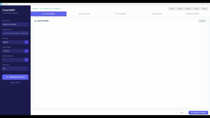 CourseKit demo